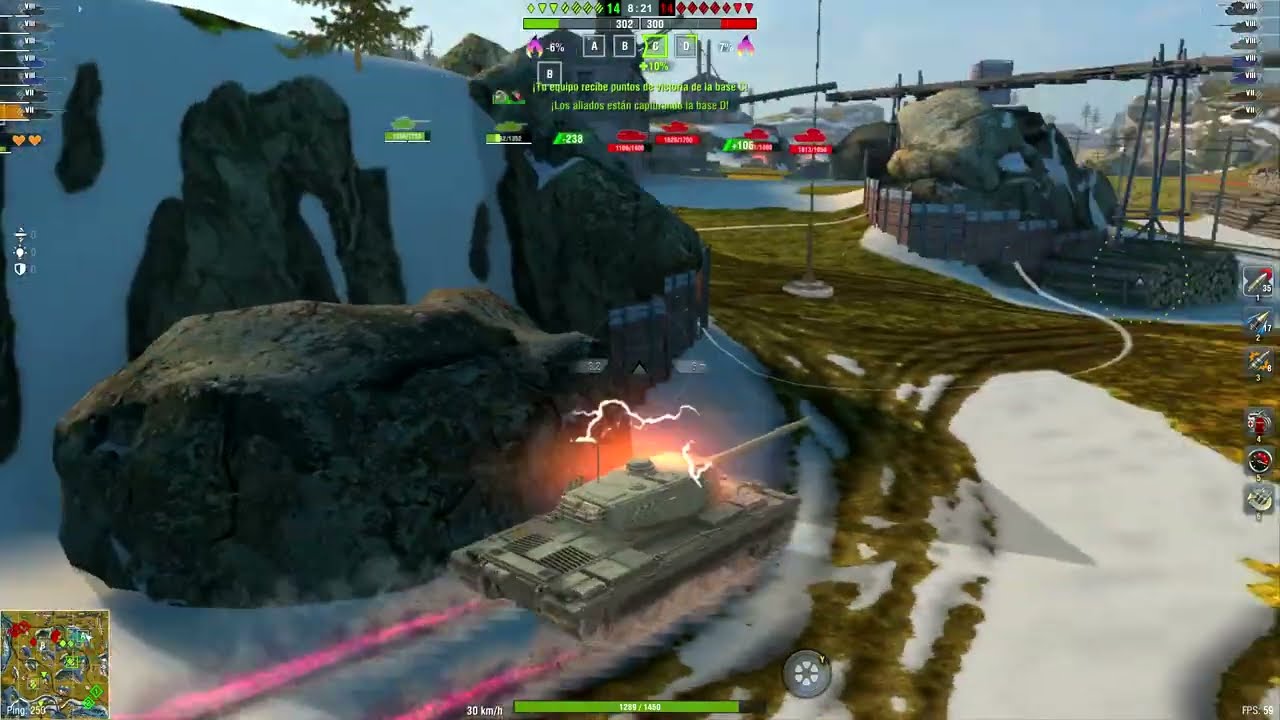 AC-07 Rebelde - 1 vehiculo destruido - 1 999 daño