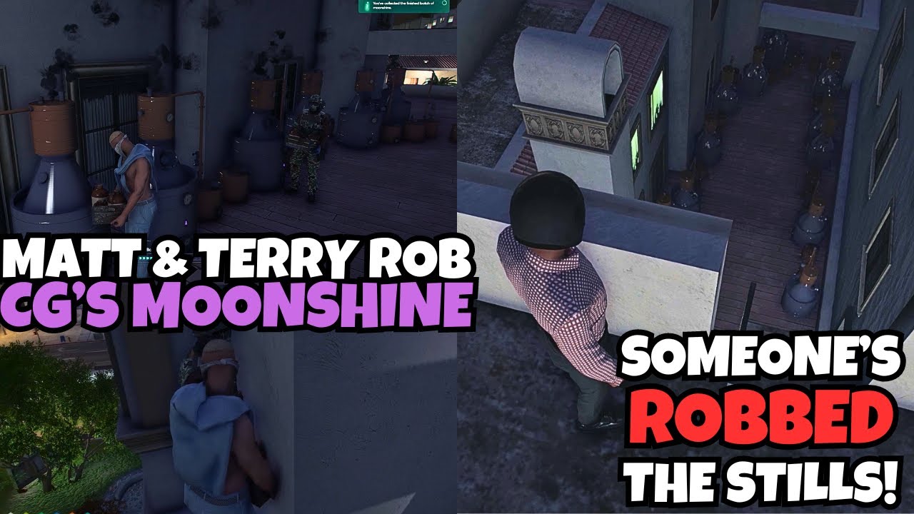 MATT & TERRY ROB CG's MOONSHINE Stills & Patar CATCHES Them | NOPIXEL 4.0 GTA RP