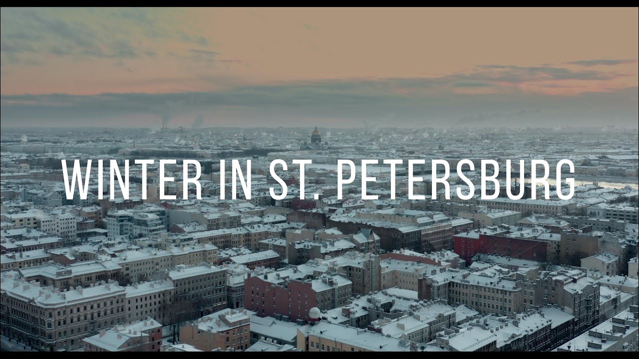 Winter in St. Petesburg, aerial view / Зима в Санкт-Петербурге, аэросъемка