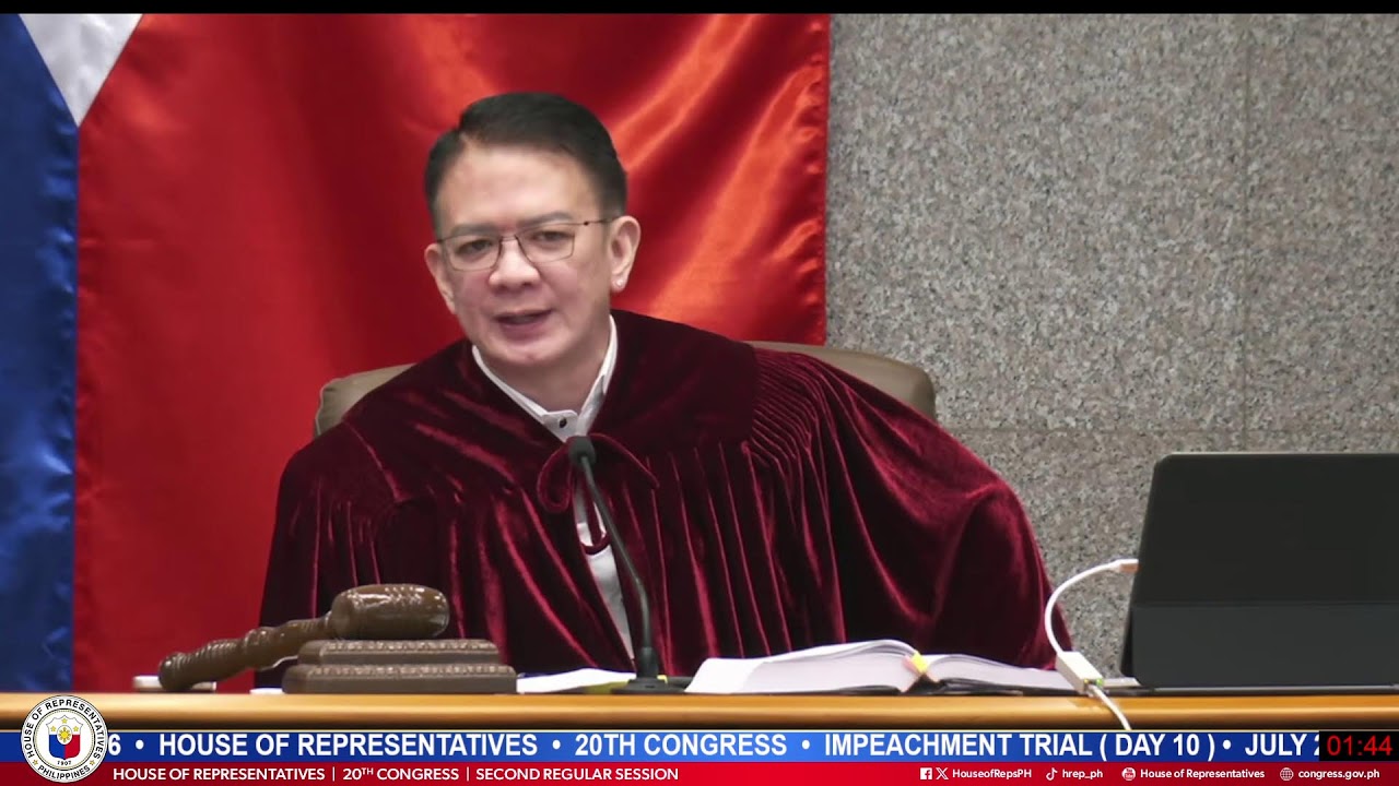 IMPEACHMENT TRIAL OF VP SARA DUTERTE ( DAY 10 )