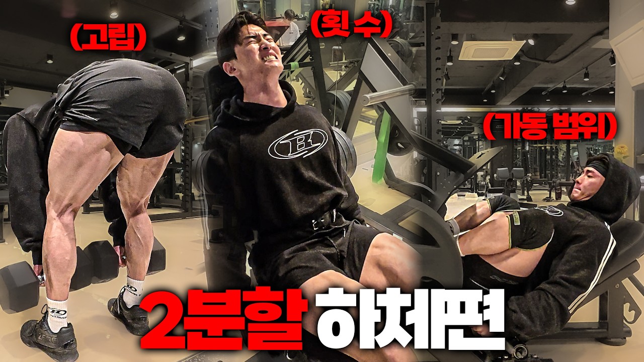 2분할 운동법, 하체를 해야 살이 빠집니다