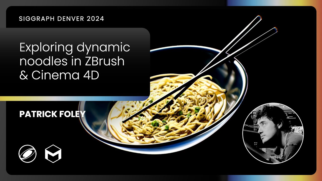 Patrick Foley - Exploring Dynamic Noodles in Zbrush & Cinema 4D | SIGGRAPH 2024
