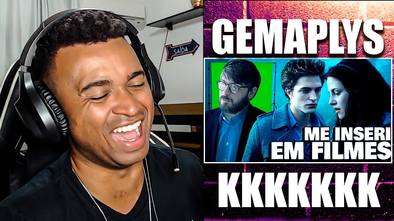 me coloquei em filmes famosos @GEMAPLYS #react