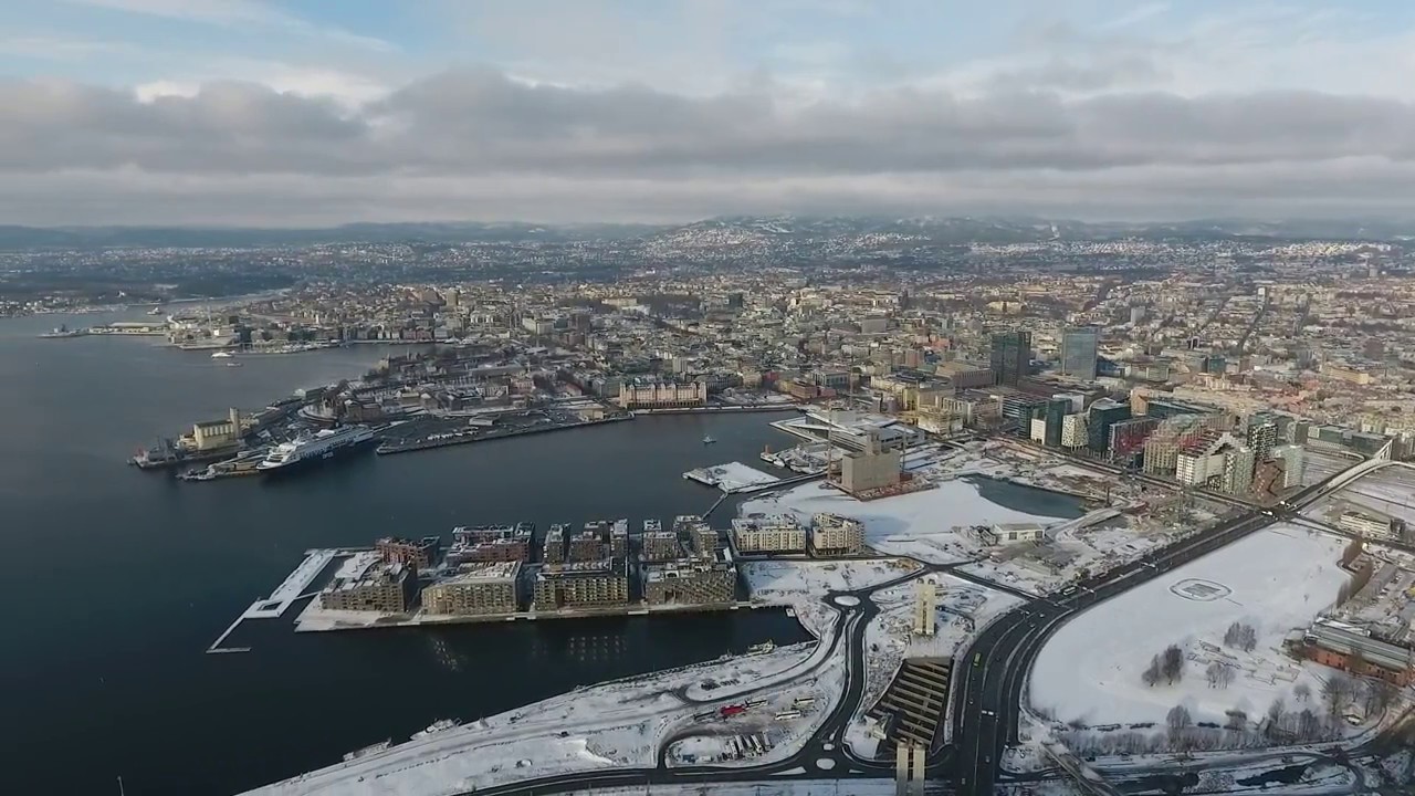 Dji Phantom 4 flight over Oslo, Norway