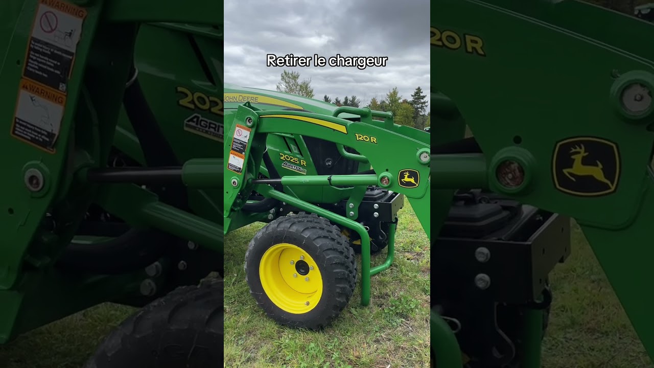 Tracteur John Deere 2025R et chargeur 120R | Le Groupe Agritex