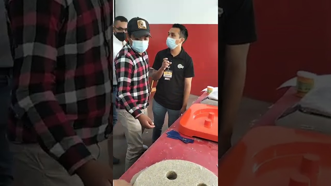 concreto polimérico hecho de resinas y  cargas