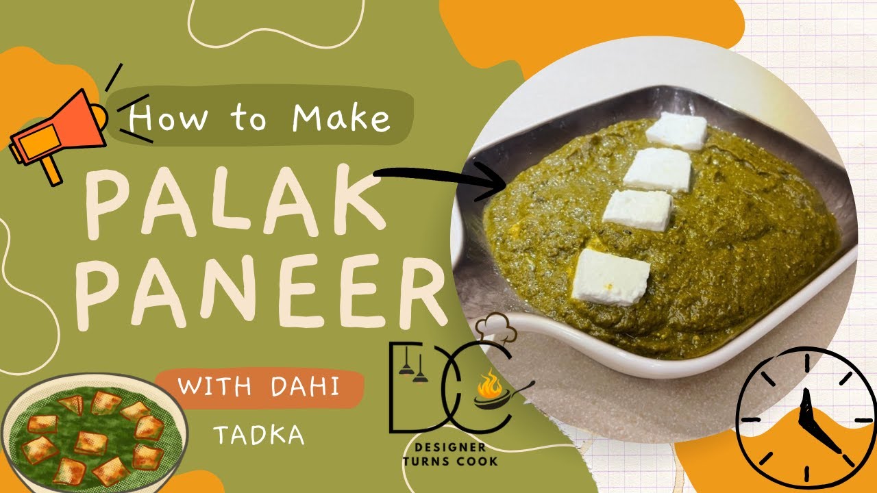 How to make palak paneer with dahi tadka | Palak Ep -2 | Easy Lunchbox Recipe | पालक पनीर रेसिपी