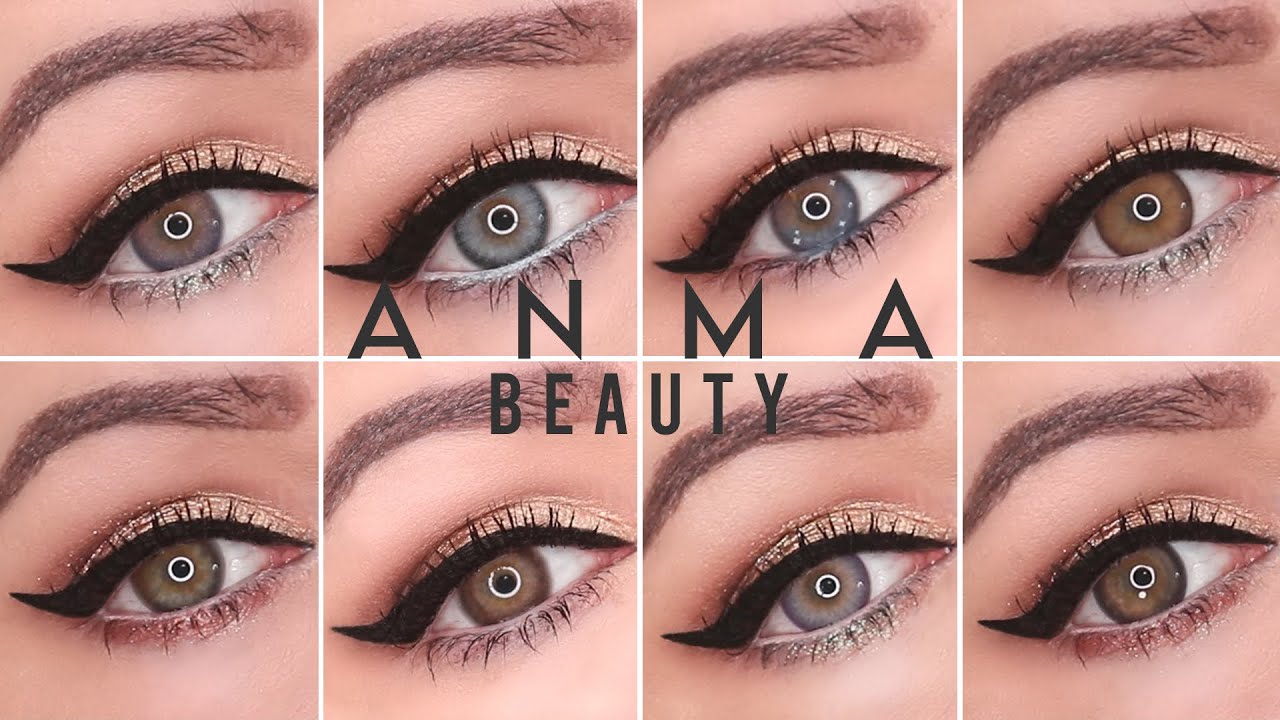 Anma Beauty Coloured Contact Lenses Review & Try-On