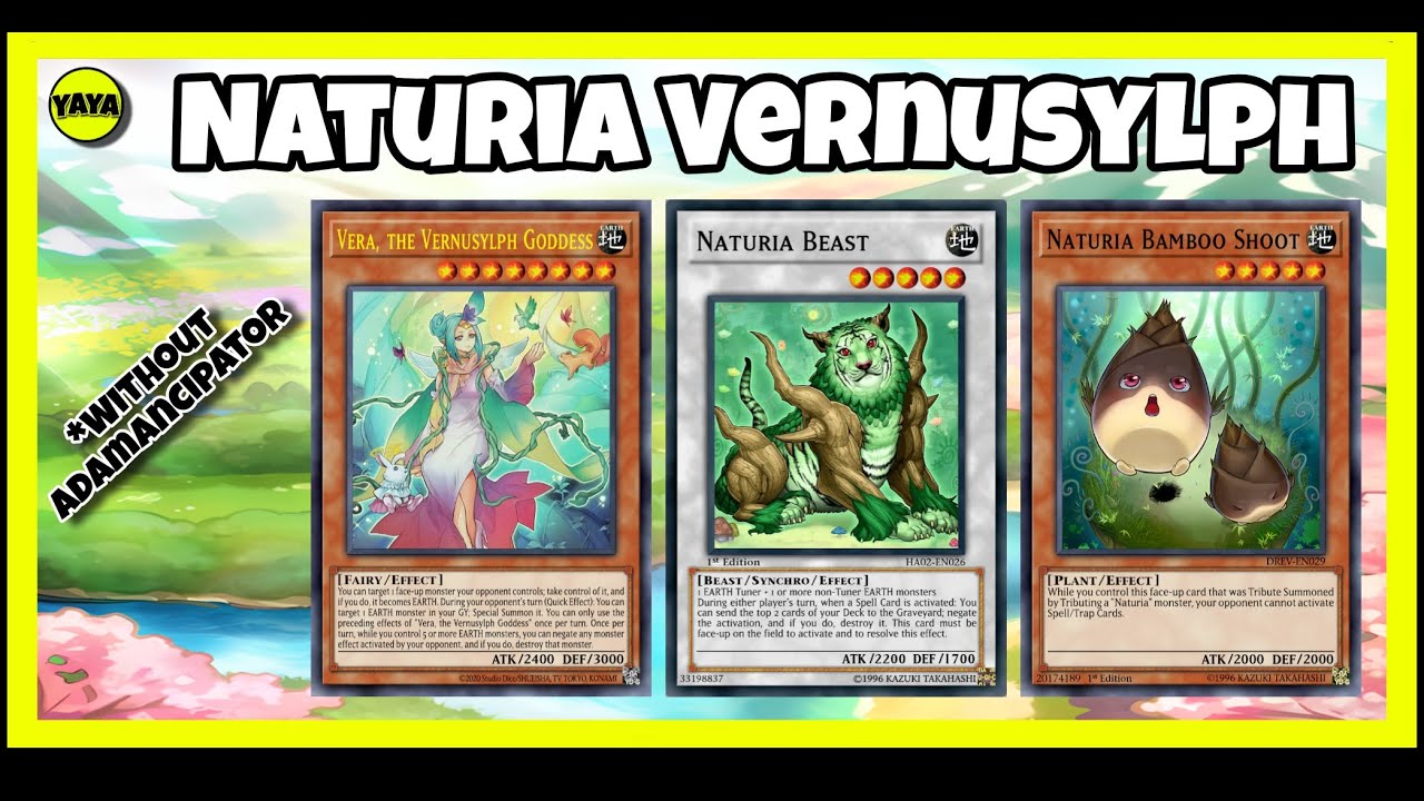 STUNNING AND STEALING!! Naturia Vernusylph w/o Adamancipators [Yu-Gi-Oh! Master Duel]