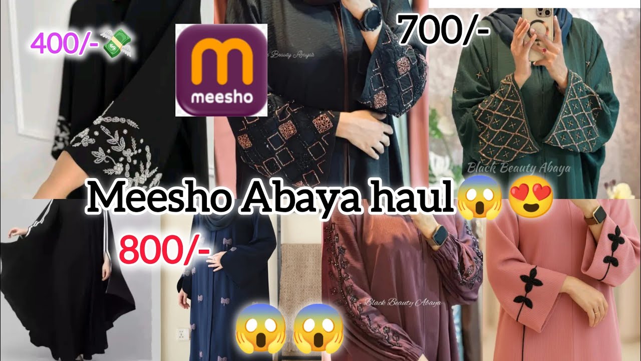 MEEHSO Abaya Haul UNDER 800 Rupees!😱💸‼️Very Cheapest price😍💸‼️❗Must watch❗@NahidKhan-d8d 