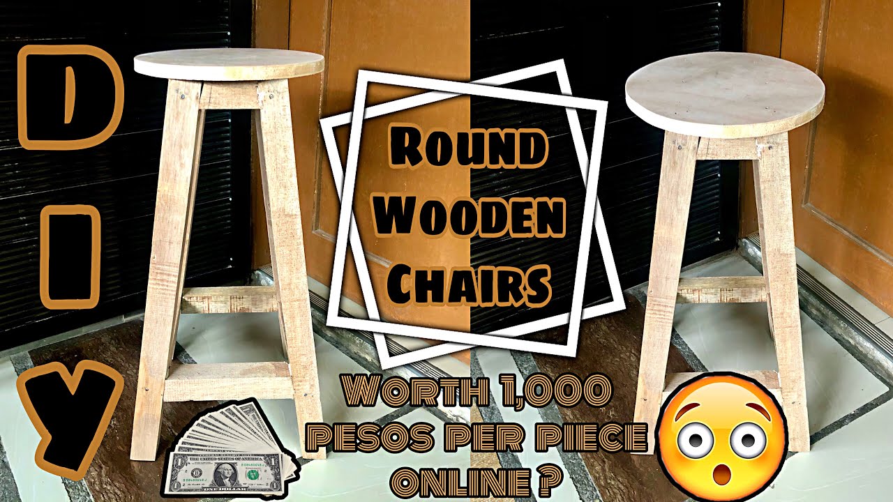 DIY Wooden Round Chairs | HAMMER MASTER