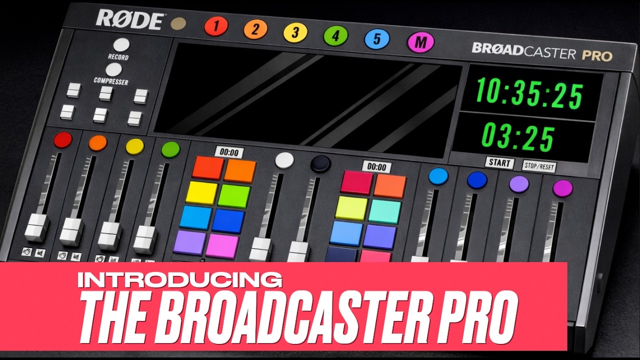 Представляем Broadcaster Pro, продолжающий традиции Rodecaster Pro.