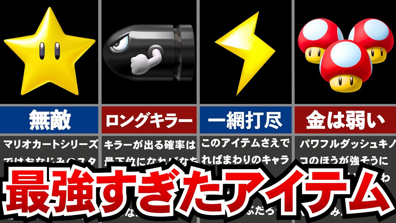 【歴代マリオカート】最強すぎたアイテムランキングTOP5