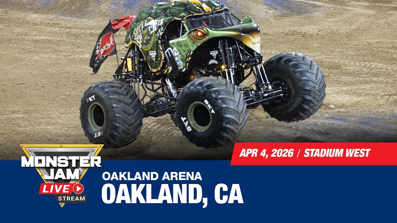 Monster Jam: Oakland, CA - 3 (Full Event) | April 4, 2026 | Stadium West