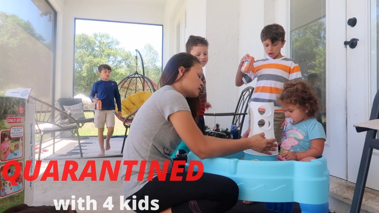 QUARANTINED WITH 4 KIDS SOLO