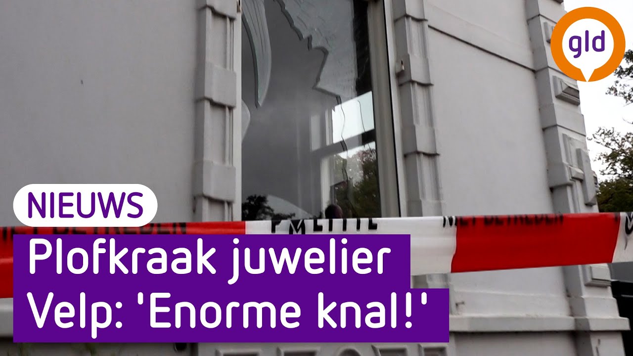 Woede en verdriet na nieuwe plofkraak op juwelier in Velp