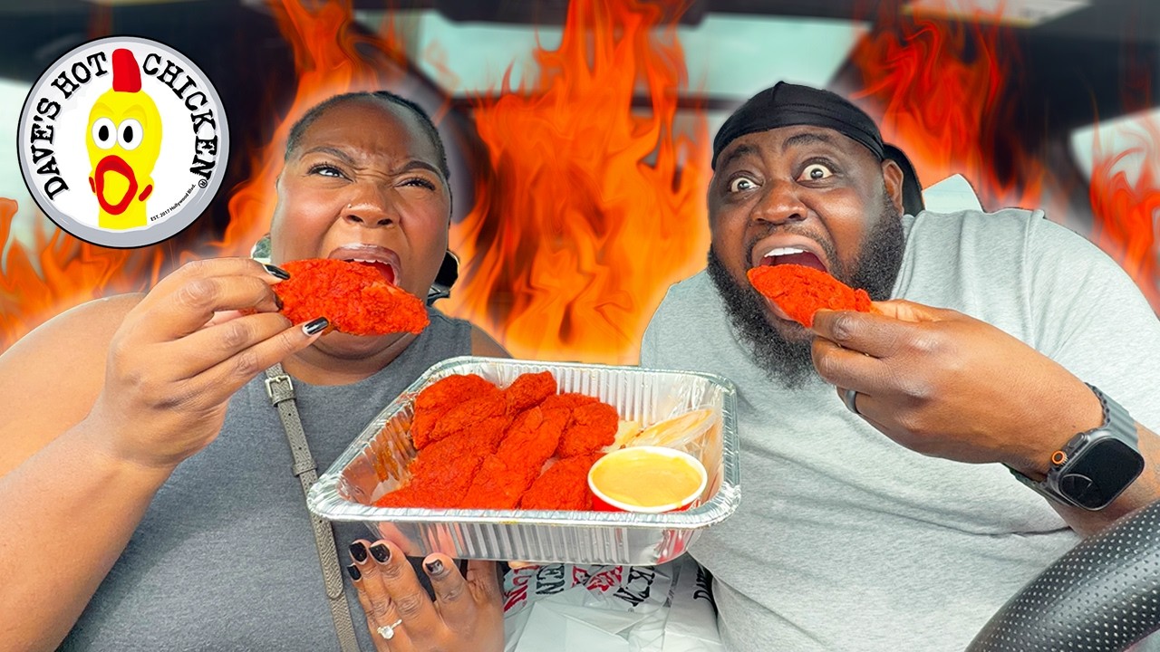 WE TRIED THE REAPER ROULETTE WITH DAVE'S HOT CHICKEN *BAD IDEA*