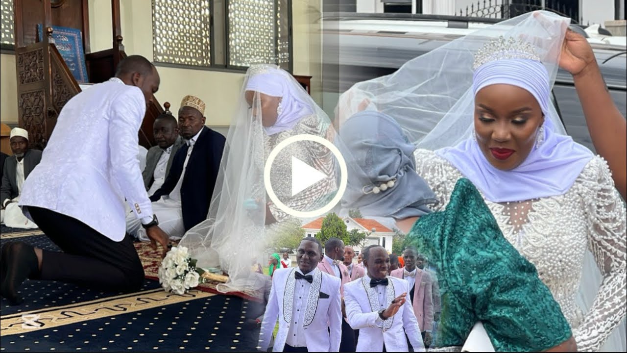Kiwedde! Sheikh Tamusuza Arkam atadde empeta ku mukyala we Mariam e Kibuli nga abantu balaba