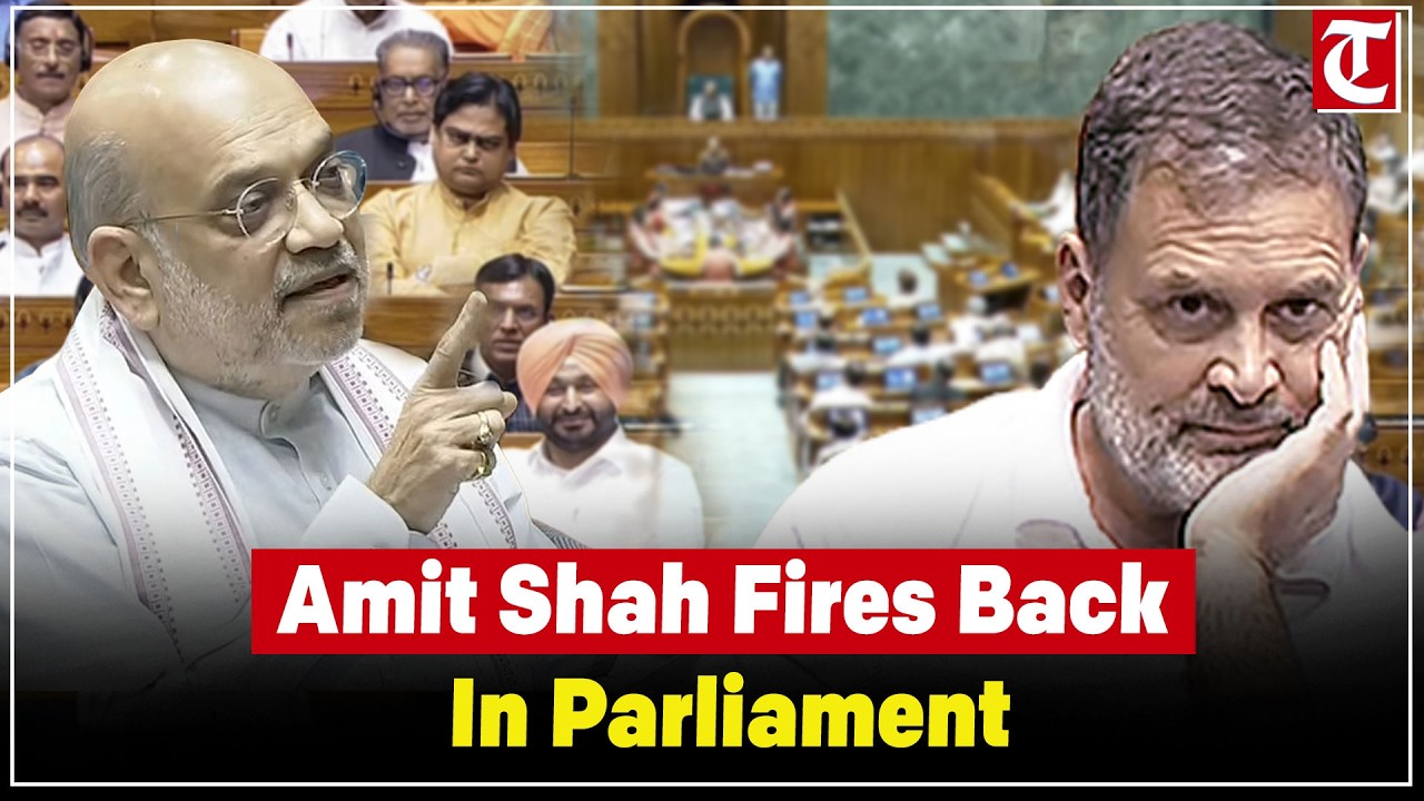 Top 7 fiery moments as Amit Shah hits back at Opposition during Lok Sabha no-confidence debate