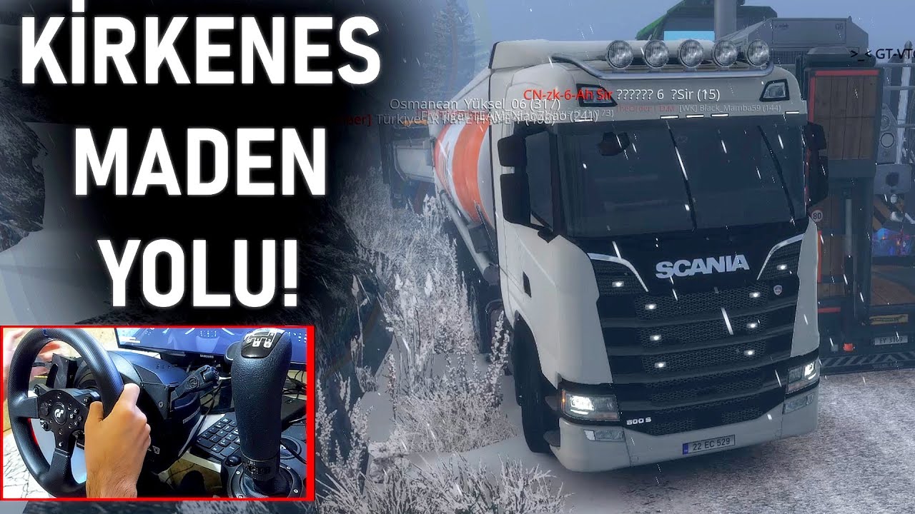 KARLI MADEN YOLUNDA TIRLA ZORLU YOLCULUK! - KİRKENES MADEN YOLU - ETS 2 MP ProMods T300RS GT
