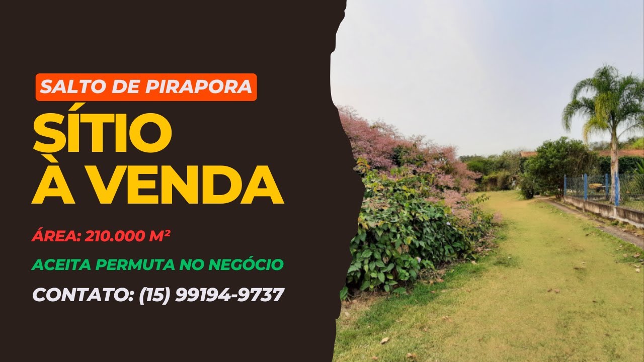 Sítio à venda, Salto de Pirapora/SP - Código: 8074