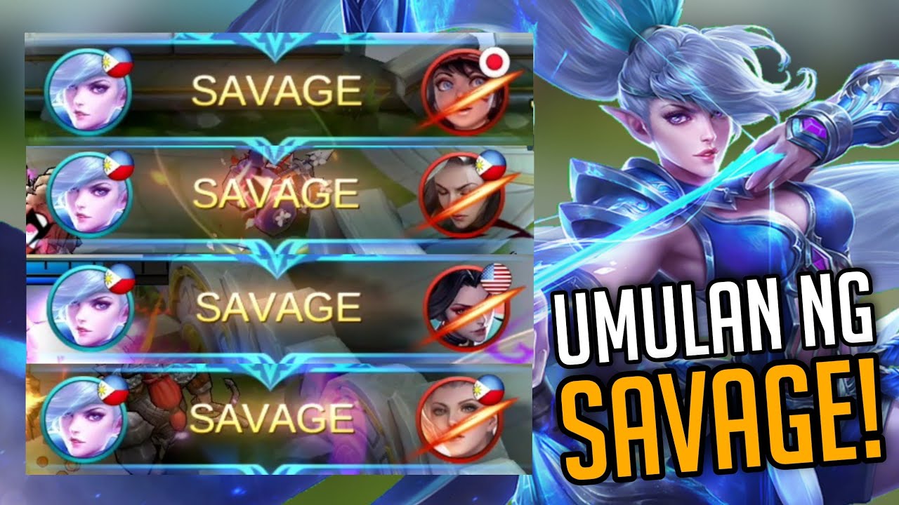 UMULAN NG SAVAGE GINAWANG AI ANG KALABAN | MLBB