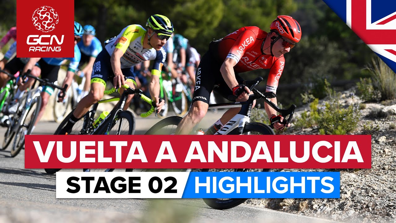 Favourites Face Brutal Cobbled Climb | Vuelta A Andaluc&iacute;a 2022 Stage 2 Highlights