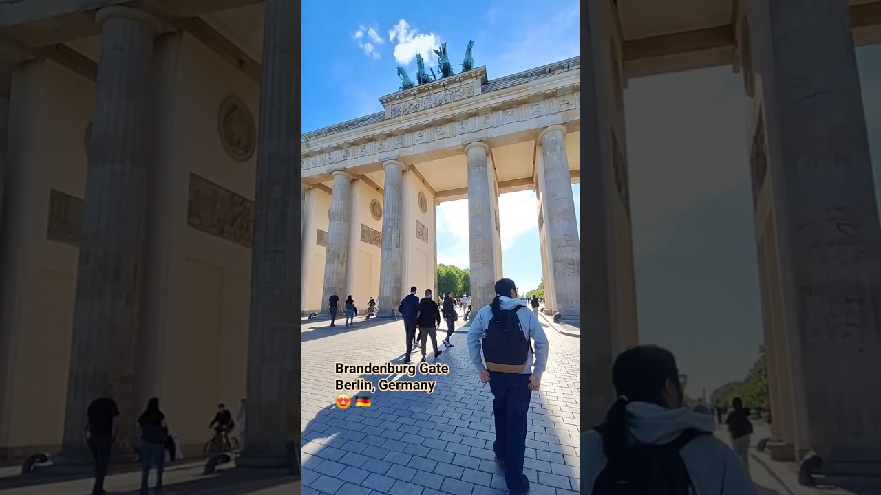 The Iconic Brandenburg Gate 😍 