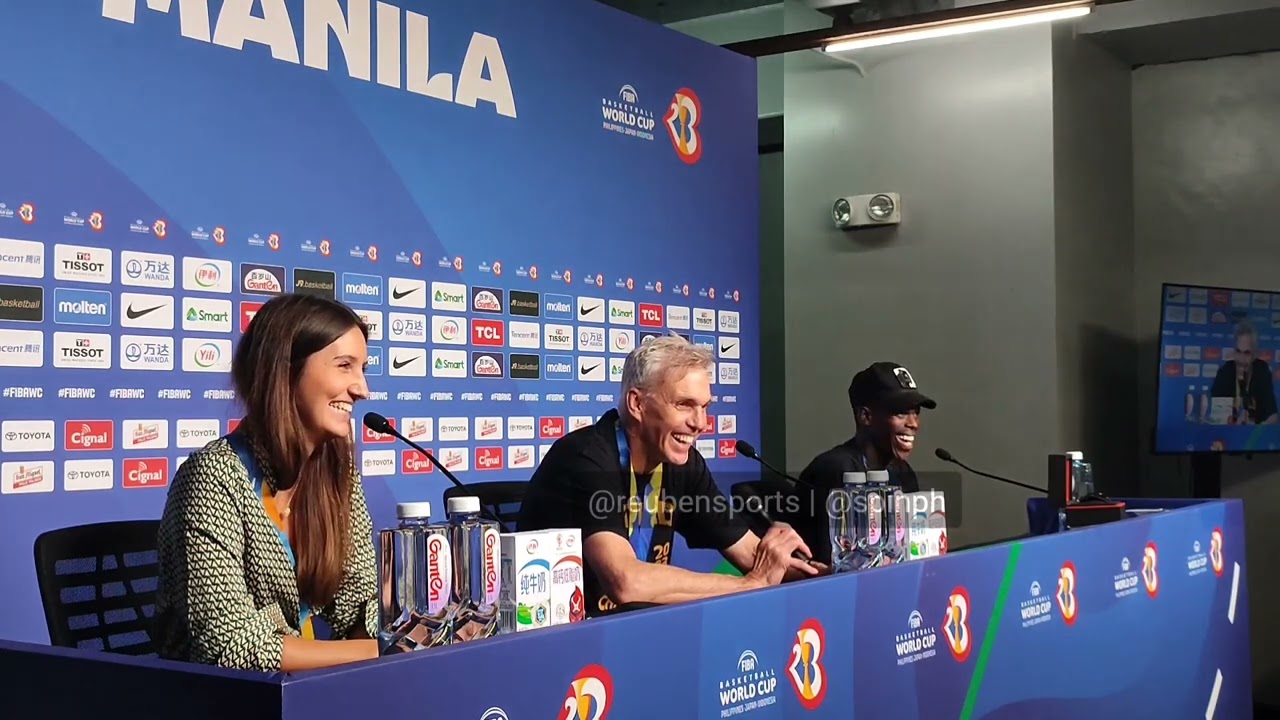 Part of Germany presser after winning FIBA Basketball World Cup | Gordie Herbert | Dennis Schroder