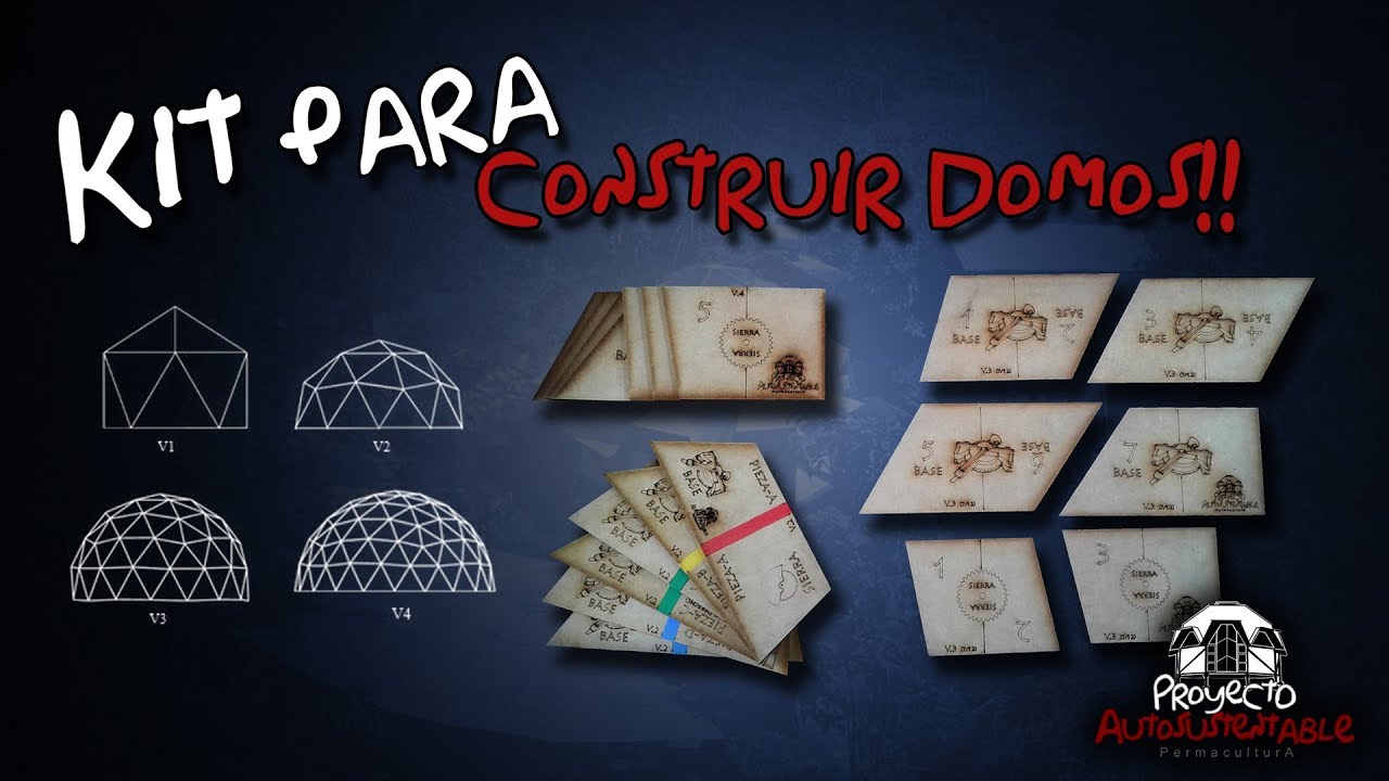 Kit de Plantillas para Construir Domos