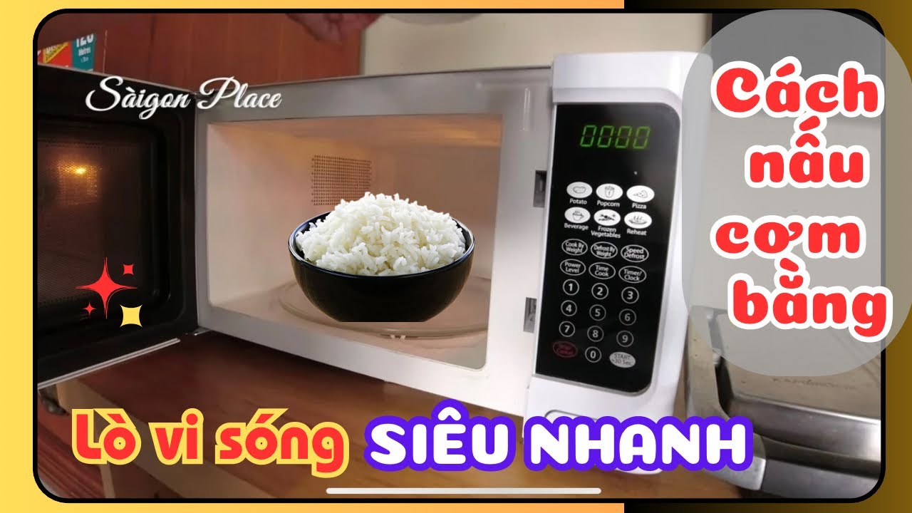 C&aacute;ch nấu cơm bằng l&ograve; vi s&oacute;ng -  Microwave si&ecirc;u nhanh @SaigonPlace