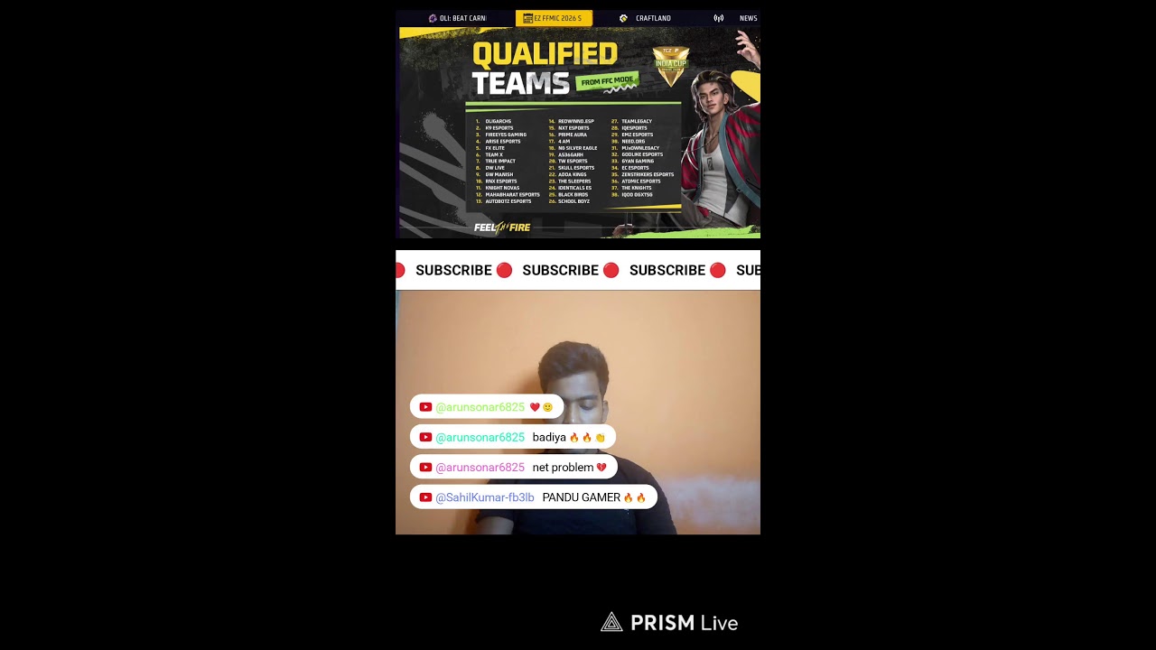 🎁​TEAM CODE = come now JOIN ME! 🎮 Rank Push With Subscribers | Free Fire Live