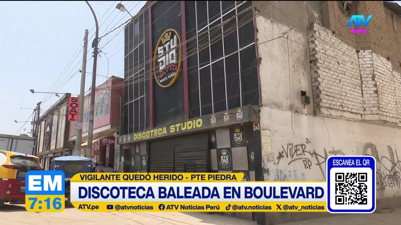 Extorsionadores balean discoteca en Puente Piedra y dejan a vigilante gravemente herido