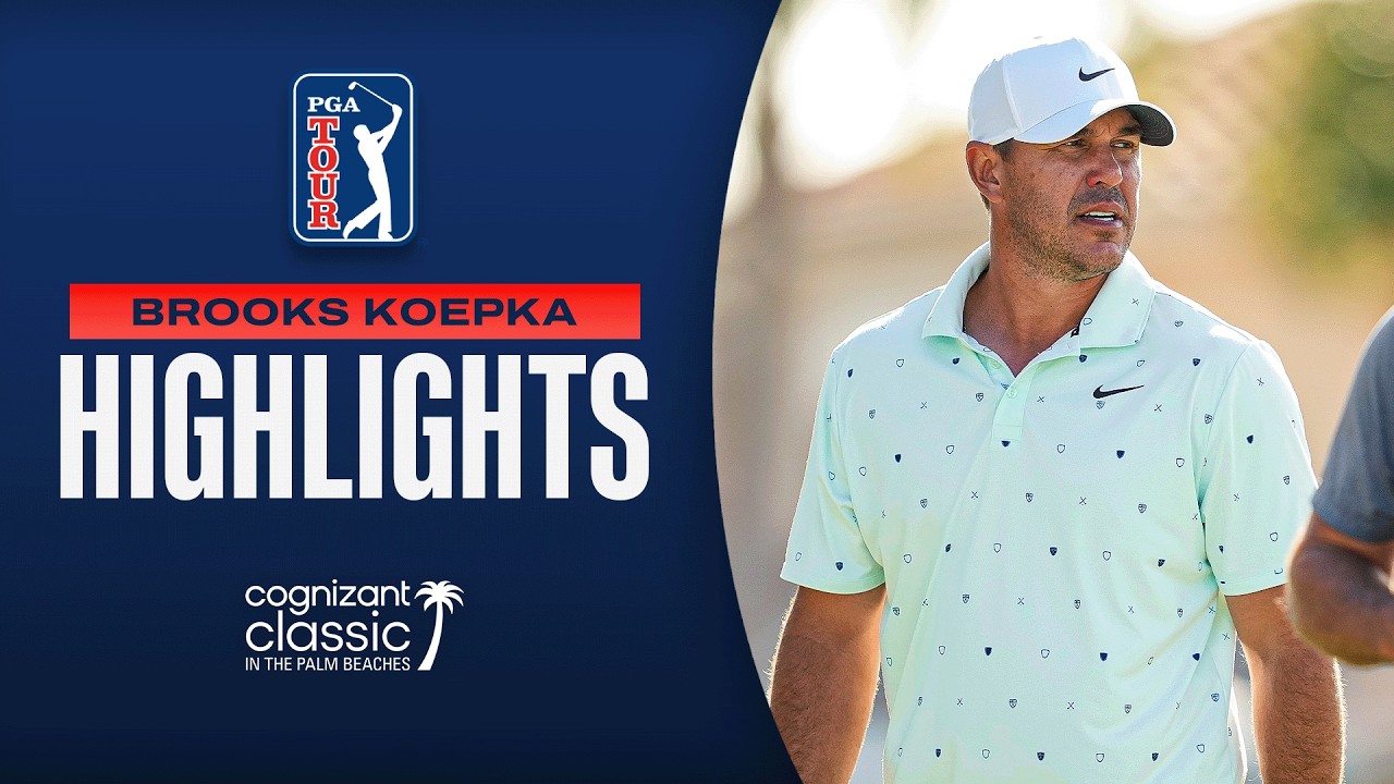 Brooks Koepka's surges with 66 to make the cut | Round 2 | The Cognizant Classic | 2026