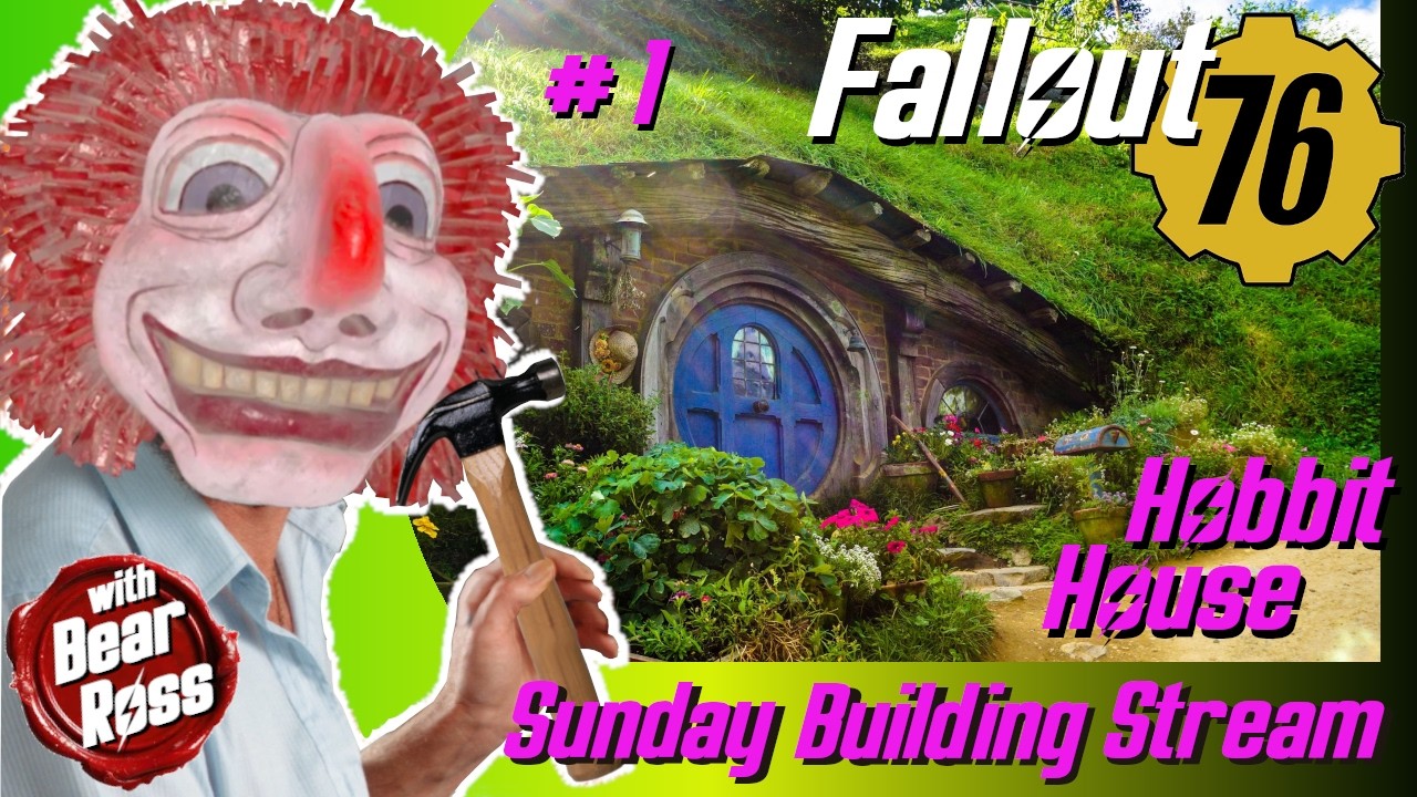 Camp Building Fallout76: Hobbit House 🔴