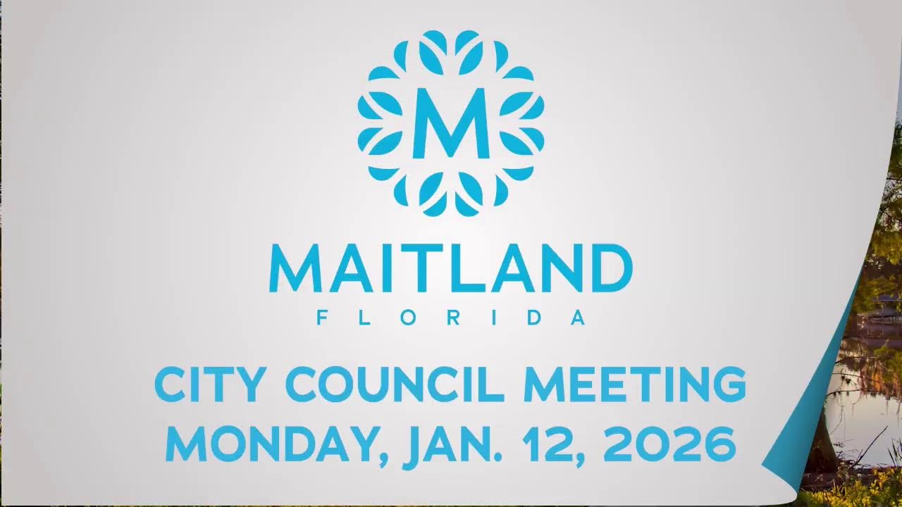 Maitland City Council Meeting - Jan. 12, 2026