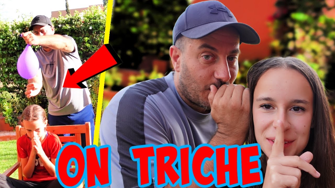 BALLON CHALLENGE --- ALICYA ET PAPA TRICHENT 😂 --- OCÉANE LA PAUVRE 🫣