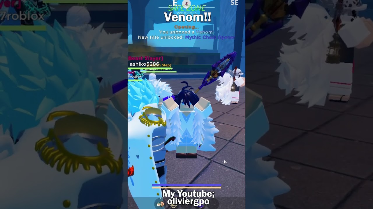 Unboxing a mythical chest! #roblox #gpo #battleroyale #venom #mythicalchest