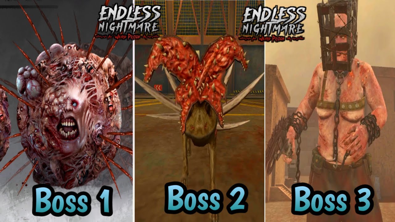 Endless Nightmare 4 Prison All Ending - All Boss Fight | Pro Gamer