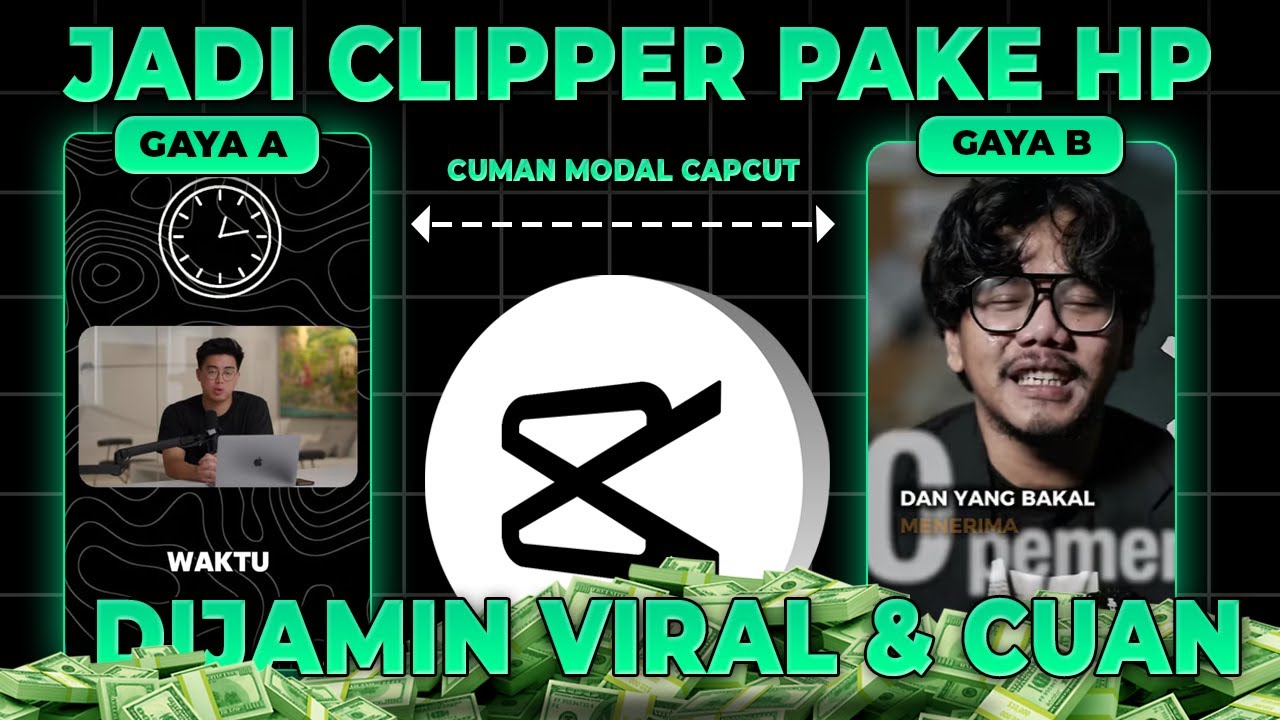 FULL Modal HP! Clipper Cuan Puluhan Juta di Youtube!Cara Dapat Uang dari Youtube 2025 Terbaru