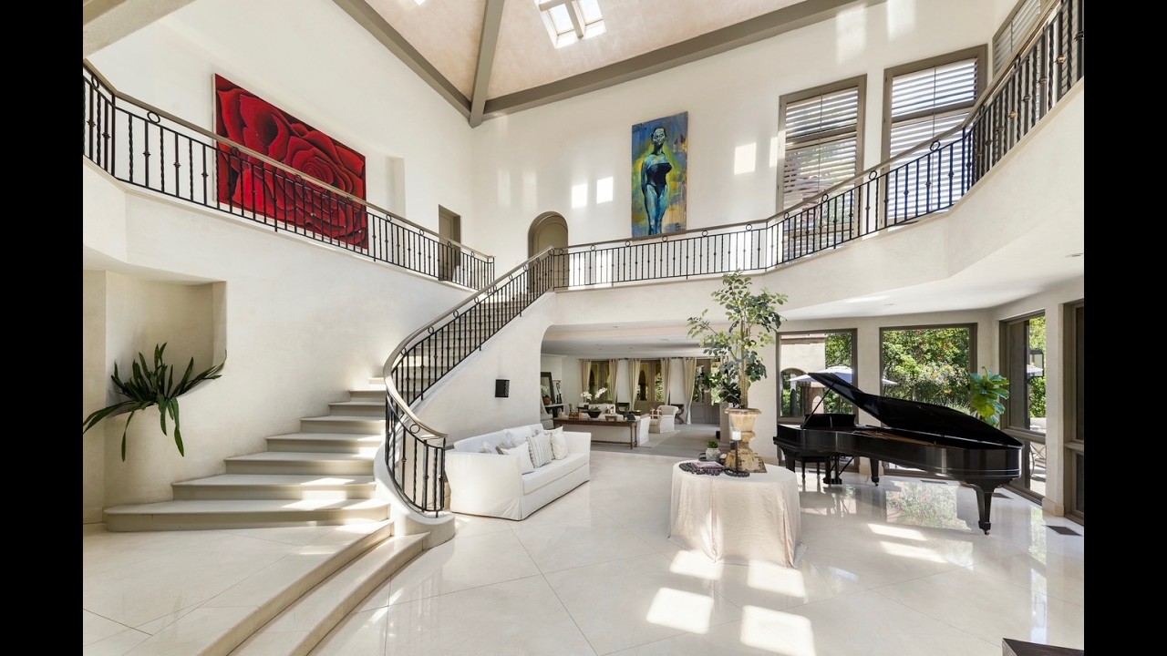 In the heart of prestigious Holmby Hills, a Tuscan Style Estate is a rare offering
