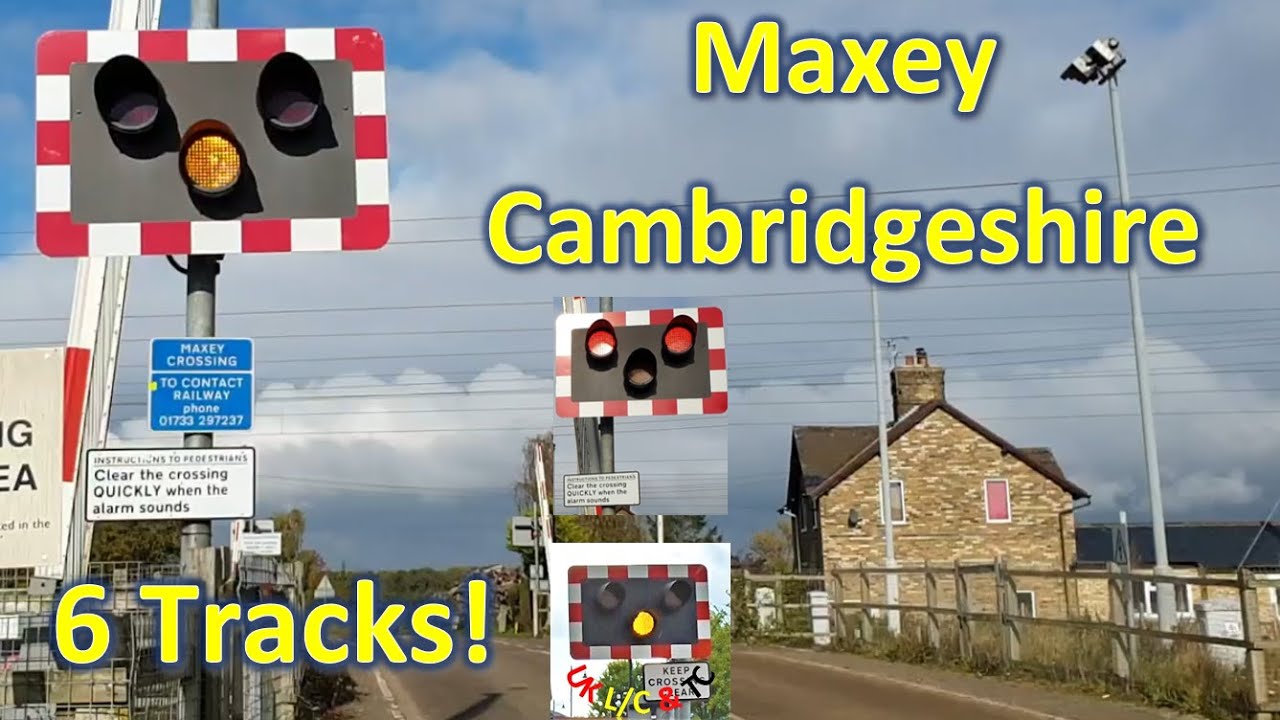 (6 Tracks) Maxey Level Crossing, Cambridgeshire