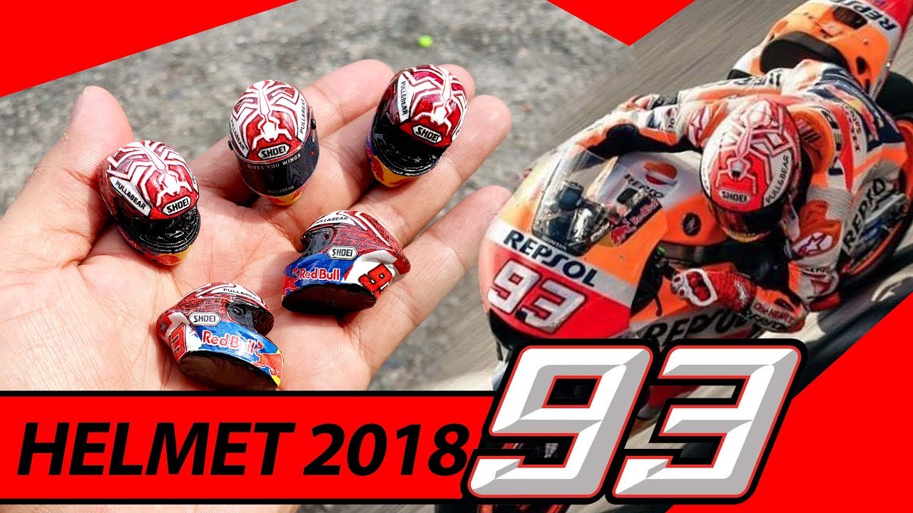 Miniature Helmet Marquez 2018 #thiyarz #thiyarzworks #MM #MM93