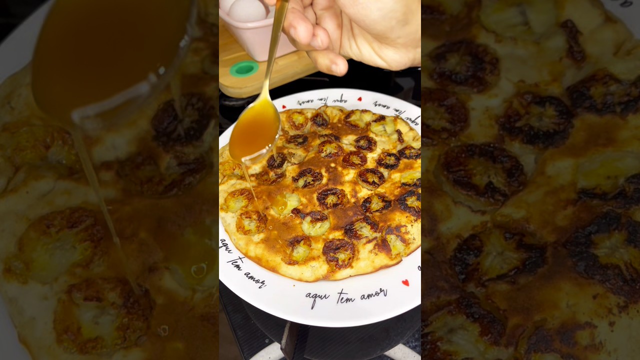 #panqueca de aveia com banana🤤# receitafit#receitassaud&aacute;veis