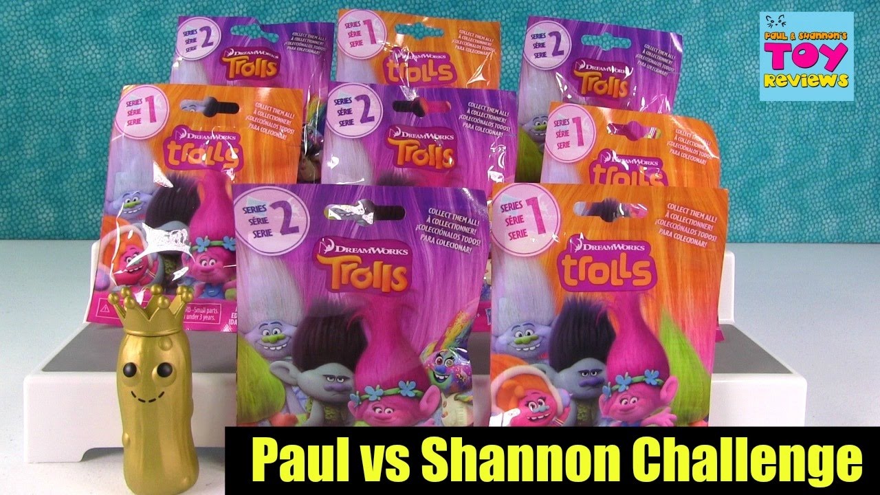 Paul vs Shannon Trolls Movie Series 1 & 2 Blind Bag Challenge Opening | PSToyReviews