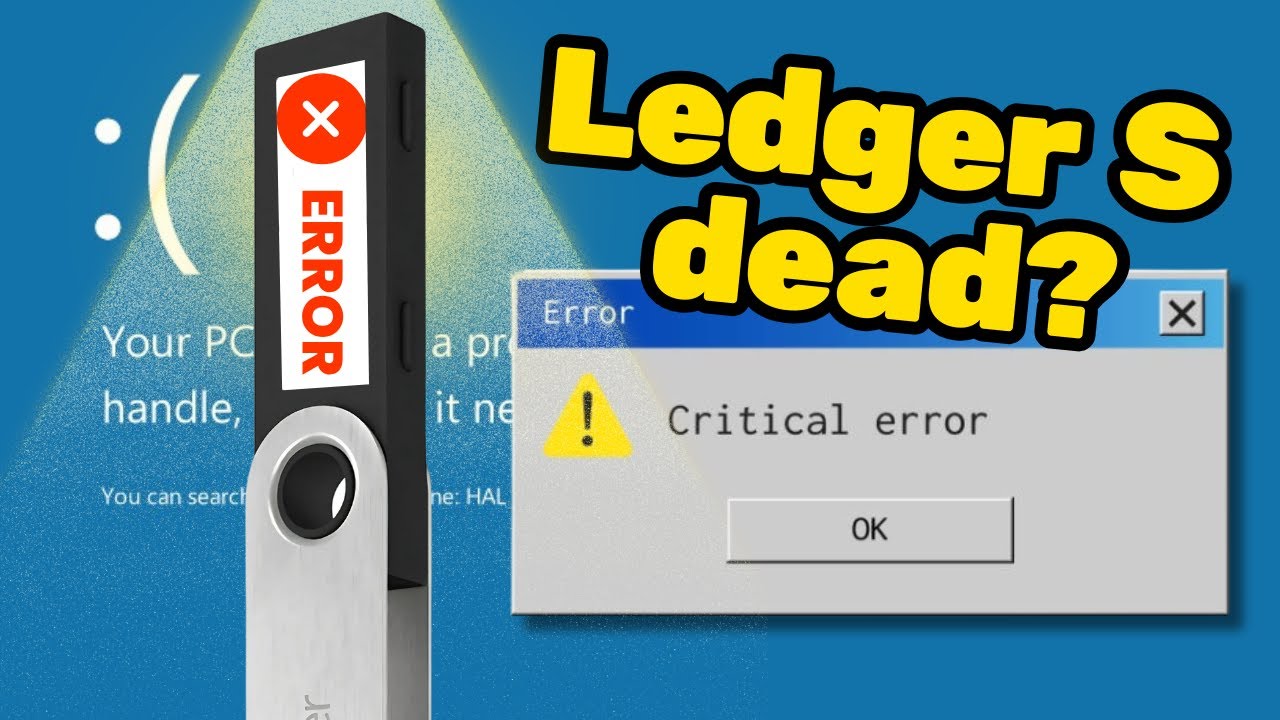 My Ledger S Screen Died. Here's How I Fixed It!