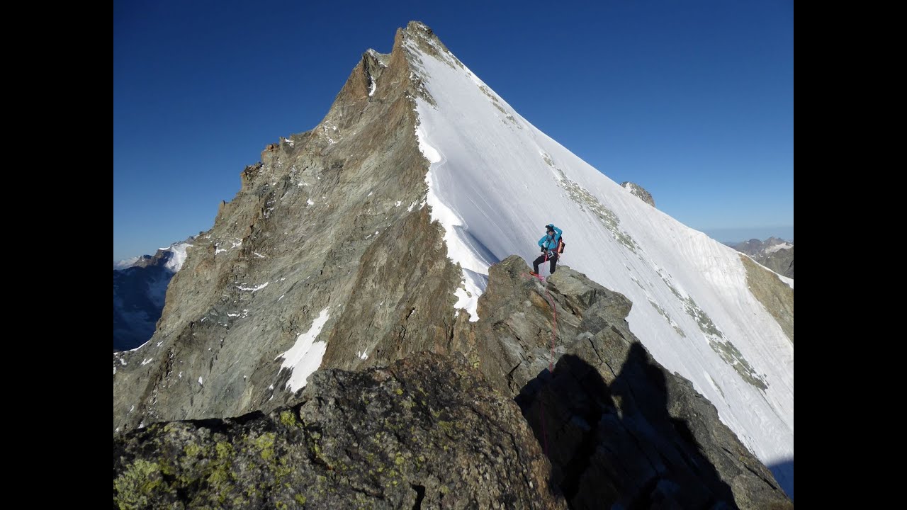 Obergabelhorn (4.063 m.) desde Rothornhutte por la Wellenkuppe