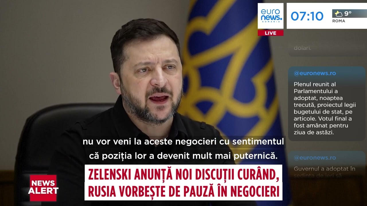 Ucraina vrea reluarea negocierilor de pace, Rusia le pune pe pauză pe fondul războiului din Iran