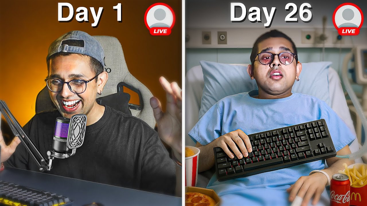 I STREAMED FOR 30 DAYS 24/7