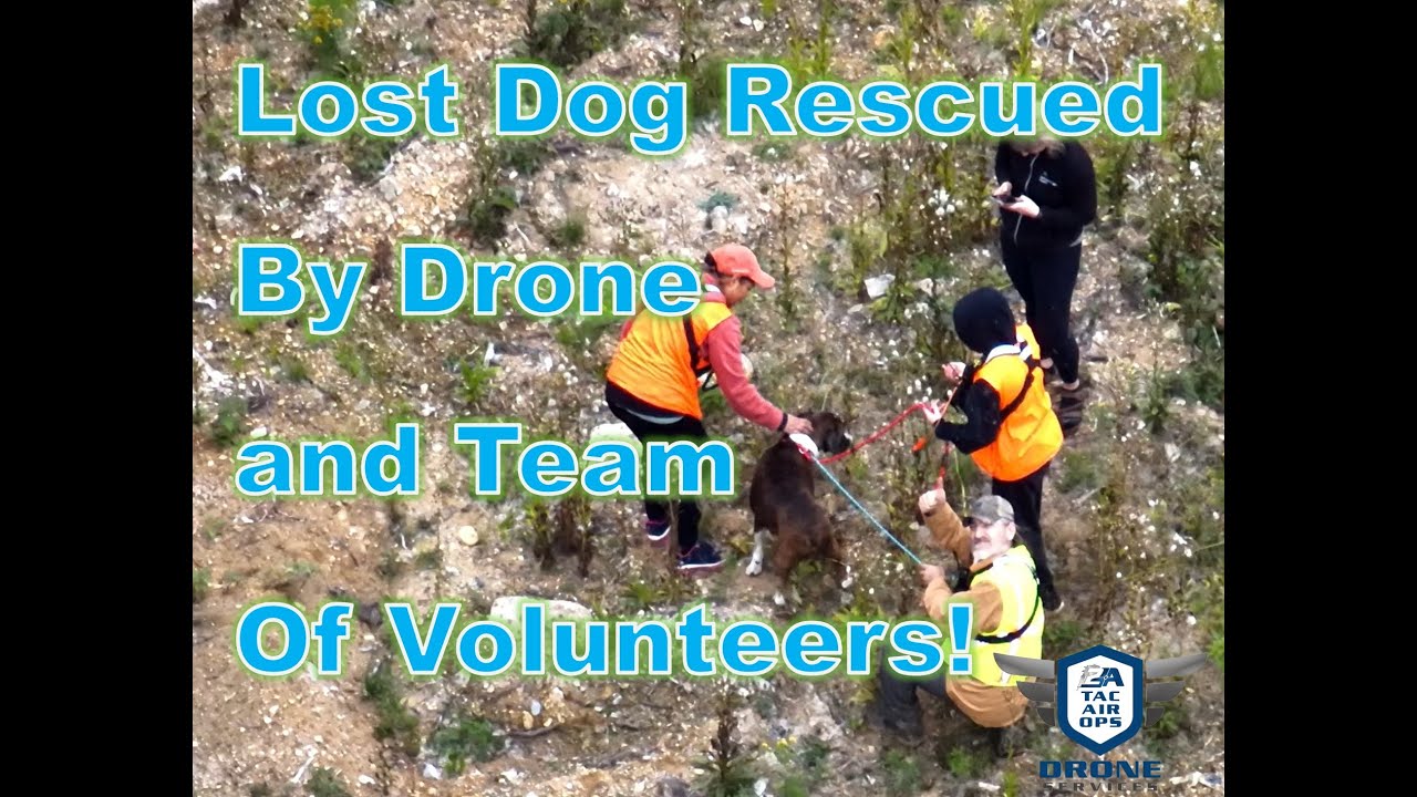 Dog missing 2 weeks found with Thermal Drone & Rescued by group of Volunteers! FAA Part 107 SAR